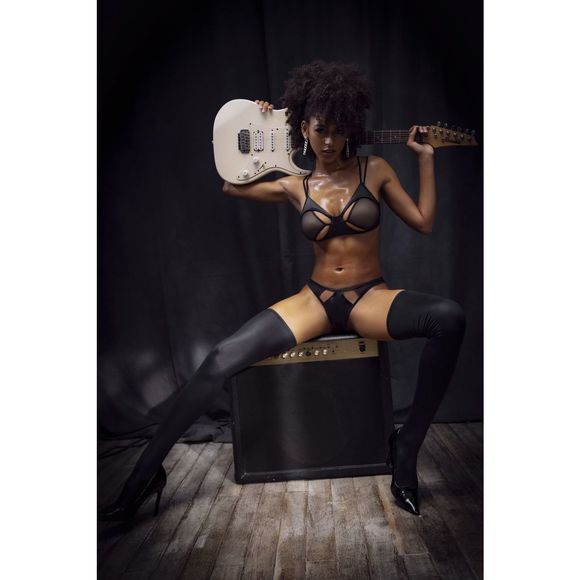 Mapale 2770 Two Piece Set Color Wet Look Black - Picture 7 of 15